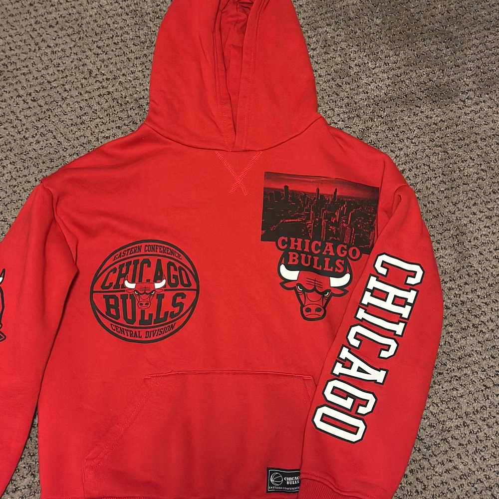 NBA Red Chicago Bulls Hoodie